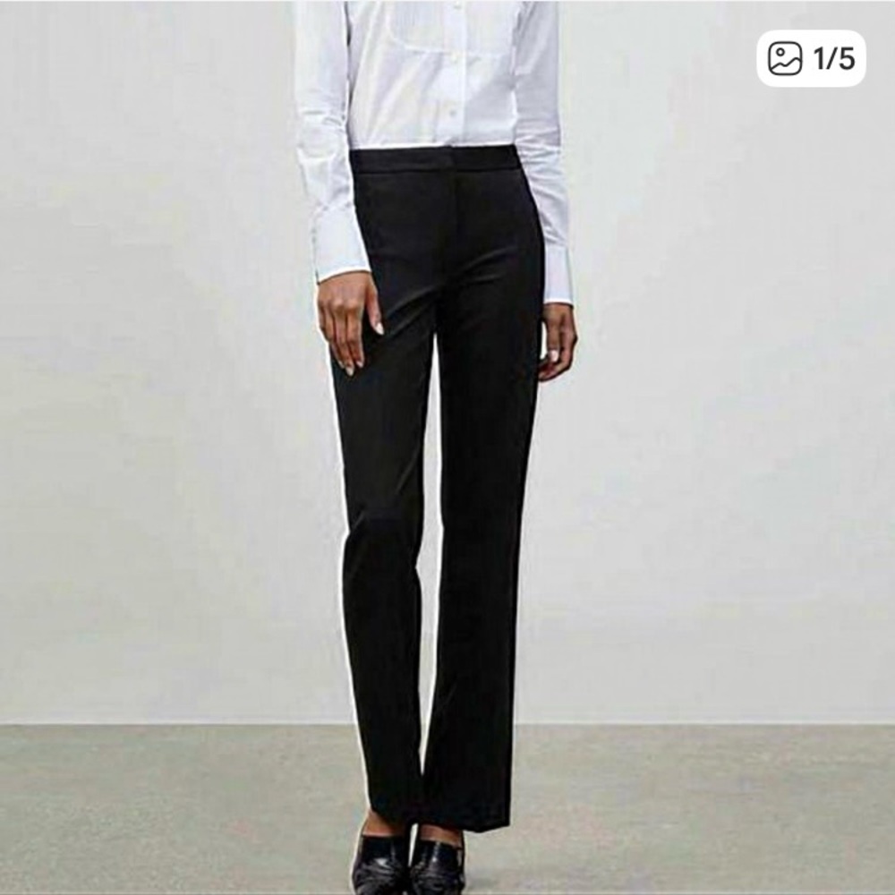 Lafayette 148 New‎ York Menswear Black Pants Size 12